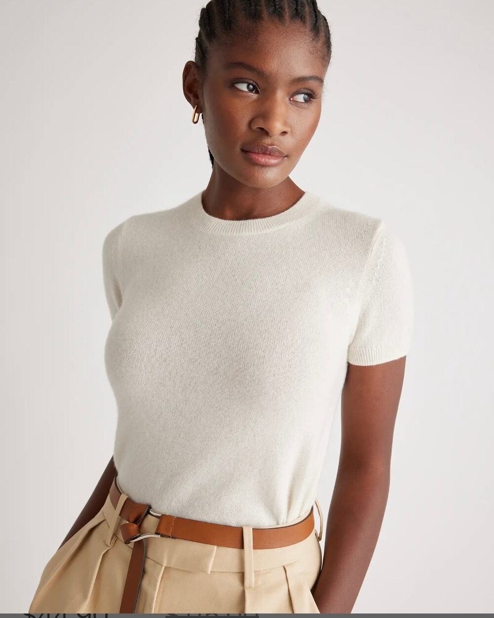 Quince Mongolian Cashmere Tee